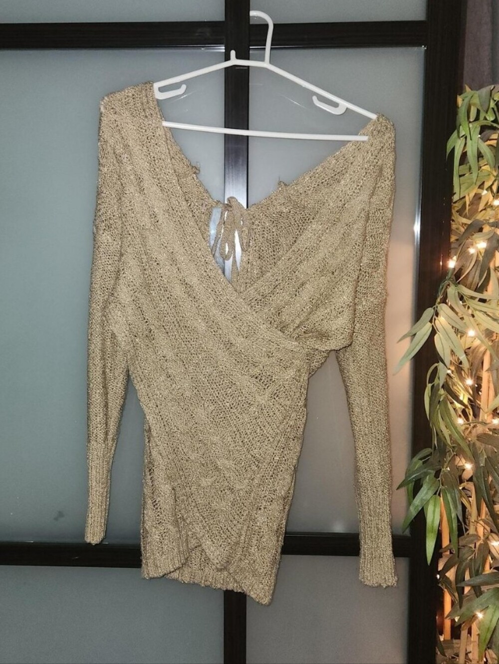 Sexy Knit Wrap Sweater